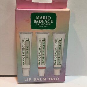 Mario Badescu Skin Care Lip Balm Trio Rose Mint Original